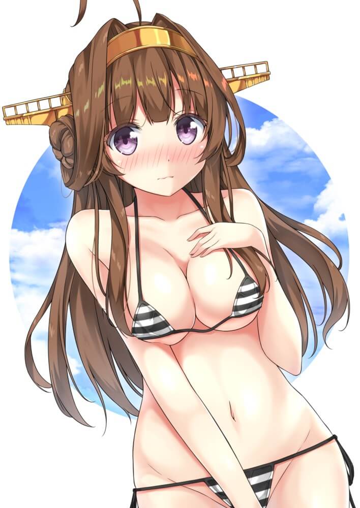 艦隊Collection -艦Colle- 艦娘 艦隊收藏 艦隊これくしょん -艦これ- KanColle – Fleet Girls Collection Kantaikorekushon 金剛的H同人圖 泳衣 自慰 9P 同人誌 Doujin Hentai 成人漫畫 H漫 色情同人 線上看
