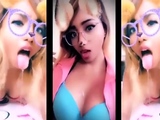 Big boobs milf masturbates with her dildo
